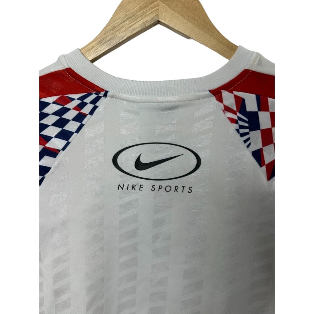 Nike Red White and Blue Long Sleeve Soccer Crop Top Size XS - Picture 6 of 8